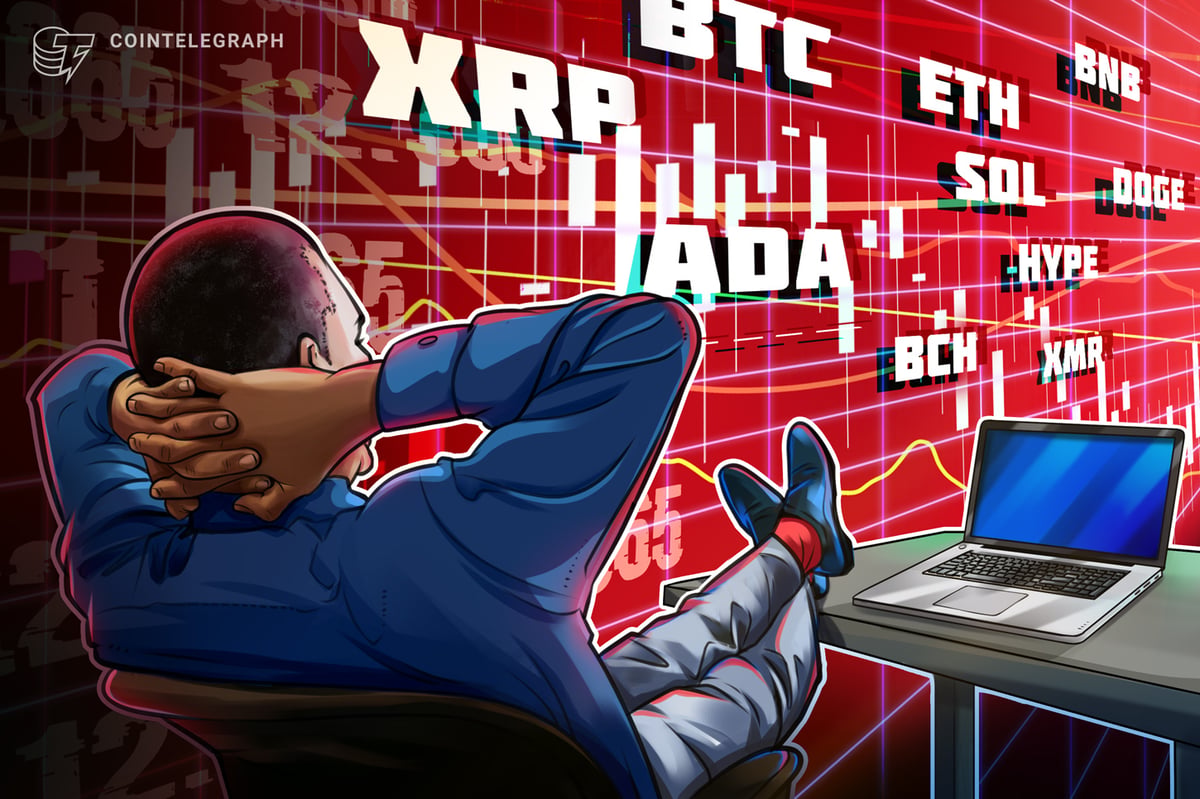 Price predictions 2/6: BTC, ETH, BNB, XRP, SOL, DOGE, ADA, BCH, HYPE, XMR