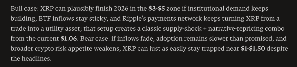 Perplexity AI Predicts XRP Will Hit This XRP Price by End of 2026
